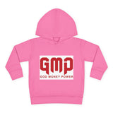 Toddler Hoodie — 'GMP' God Money Power Red Logo Pullover