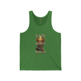 God Money Power Tank Top — Faith & Hustle Graphic Vest