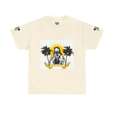 Beach Vibes Tee — Palm Trees & Sunset Graphic T-Shirt