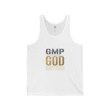 GMP GOD Money Power Tank Top — Motivational Gold Graphic Tank