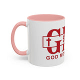 Accent Coffee Mug — G.M.P. (Good Money Power) Red Logo Ceramic Mug