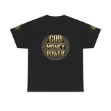 God Money Power Tee — Inspirational Faith & Success Graphic T-Shirt