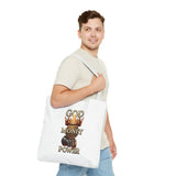 God Money Power Crown Tote Bag — Religious Inspirational Statement Tote