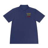 Faith & Hustle Polo — "Put God First, Hustle for the Money, Put Yourself in Power" Sport Shirt