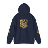 GMP "Good Money Power" Hoodie — Retro 3D Gold Logo Pullover
