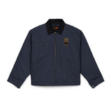 Work Jacket — Embroidered Golden Bear Chest Patch