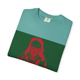 T‑Shirt — Retro Holiday Madonna Graphic Tee (green & red)
