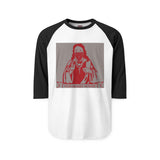 Raglan Shirt — 'Good Money Power' Red Saint Graphic