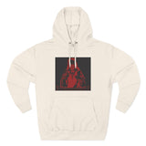 Red Devil Graphic Hoodie — Vintage Occult Illustration Sweatshirt