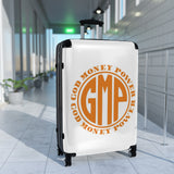 GMP 'God Money Power' Carry-On Suitcase — Bold Religious Travel Luggage