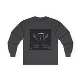 Angel Of Death Grim Reaper Wings Long Sleeve Tee — Dark Gothic Scythe Graphic