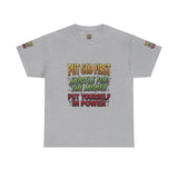 Inspirational Faith Tee — "Put God First, Hustle for the Money, Put Yourself in Power"