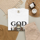 God Money Power- Skull T-Shirt — Gothic Skull Graphic Tee