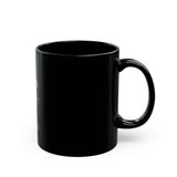 Black Ceramic Mug — GOD MONEY POWER Design (11oz/15oz)