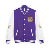 Letterman Jacket — God Money Power Gold Emblem Varsity Jacket