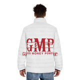 GMP 'God Money Power' Puffer Jacket — Men's Insulated Logo Coat