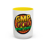 GMP God Money Power Coffee Mug – Bold Comic-Style Accent Mug (11/15oz)