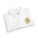 Youth Polo Shirt – Gold Lion Crest "GMP" School/Team Logo