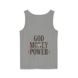God Money Power Tank Top — GMP Inspirational Faith & Prosperity Sleeveless Tee