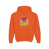 Youth Hoodie — GMP God Money Power Rainbow Graphic