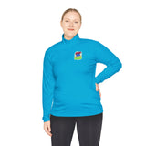 Quarter-Zip Pullover — "GMP God Money Power" Colorful Graphic