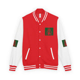 Letterman Jacket — Retro Santa Portrait Varsity Jacket