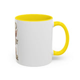Coffee Mug — "God Money Power" Crown & Gauntlet Accent Ceramic Mug (11/15oz)