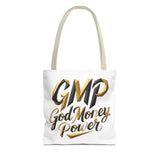 God Money Power (GMP) Tote Bag — Inspirational Faith & Prosperity Canvas Tote