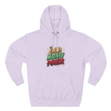 God Money Power Hoodie — Graphic Fleece Pullover with Crown Logo