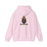 Hoodie — 'God Money Power' Buddha Graphic Pullover