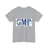 GMP "God Money Power" Logo Tee — Faith & Hustle Graphic T-Shirt