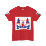 Patriotic 'God Money Power' Tee — Americana Flag Graphic T-Shirt