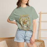GMP Tiger Crest T‑Shirt — "God Money Power" Graphic Tee