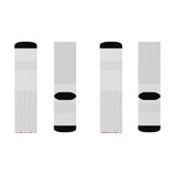 God Money Power Sublimation Socks — Motivational Crew Socks for Everyday Wear