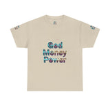 Graphic Tee — "God Money Power" Spiritual Streetwear T-Shirt