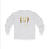 GMP (God Money Power) Long Sleeve Tee — Gold Logo Faith Streetwear