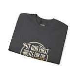 Crewneck Sweatshirt — Put Out Fires, Invest In Money Gold Logo