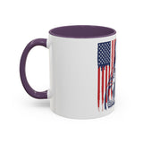 God, Money, Power Coffee Mug — Patriotic Street Art Accent Mug (11/15oz)