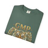 GMP Tiger Crest T‑Shirt — "God Money Power" Graphic Tee