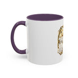 Coffee Mug — "God Money Power" Gold Emblem Accent Mug