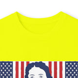 Long Sleeve Tee - Patriotic Bandana Mask Design with 'God, Money & Power' Graphic