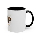 GMP 'God Money Power' Accent Coffee Mug — 11/15 oz Inspirational Ceramic