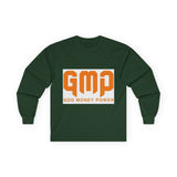 GMP (God Money Power) Long Sleeve Tee — Bold Faith & Prosperity Graphic Shirt