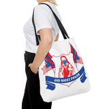 Tote Bag — Patriotic 'God Money Power' Religious Graphic Tote