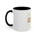 Inspirational Coffee Mug — “Put God First, Hustle for the Money”