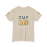 GMP GOD Money Power T-Shirt — Bold Gold Logo Tee