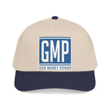 GMP 'God Money Power' Mid Profile Baseball Cap — Embroidered Logo Dad Hat