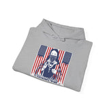 Patriotic Boxer Dog Hoodie — 'God, Money, Power' Americana Pullover