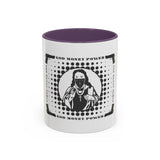 God Money Power Accent Coffee Mug – Bold Streetwear Religious Graphic (11/15oz)