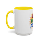 God Money Power Accent Coffee Mug — Inspirational Faith & Prosperity Gift (11/15oz)